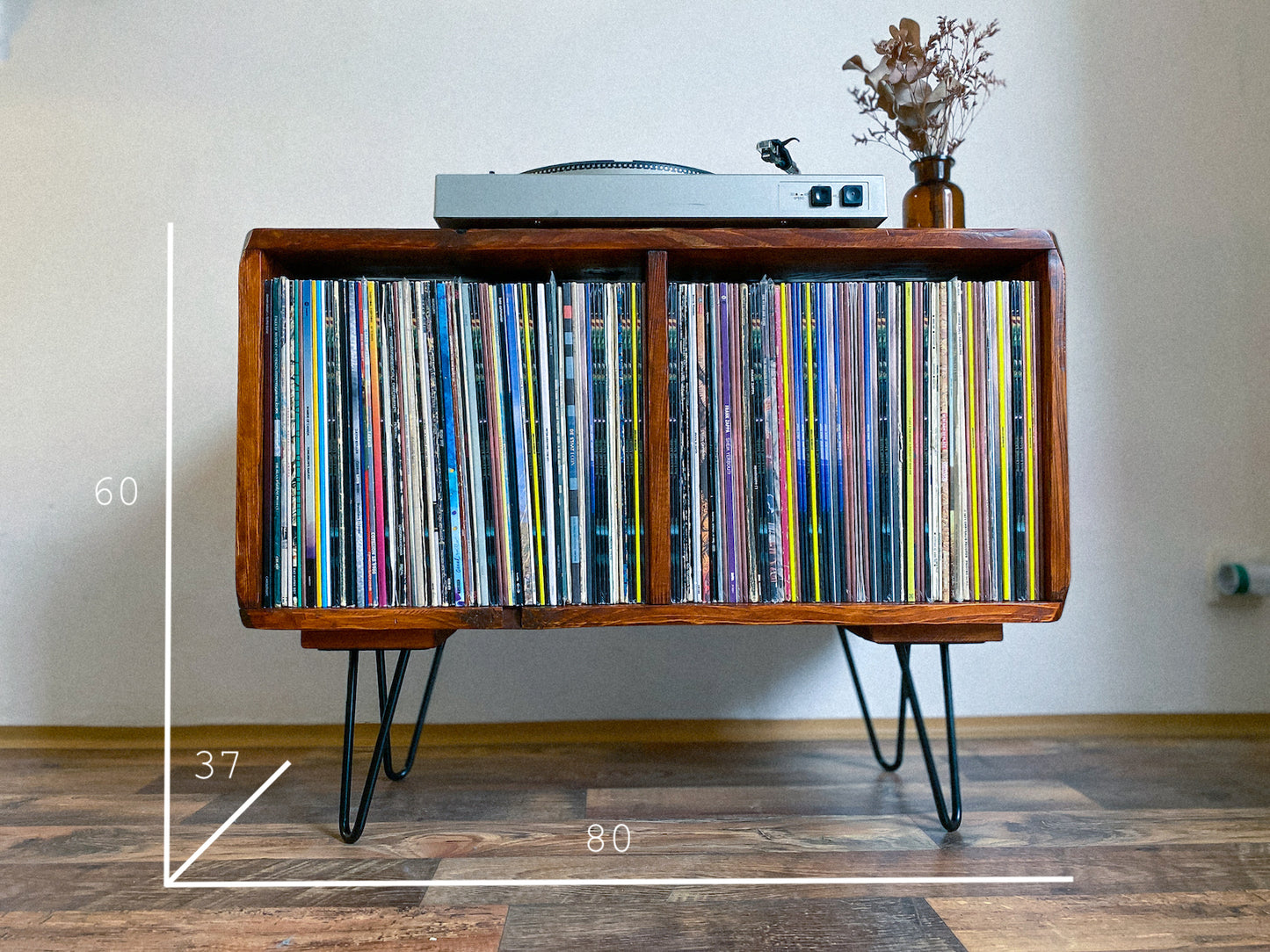 "Halfling" record player table