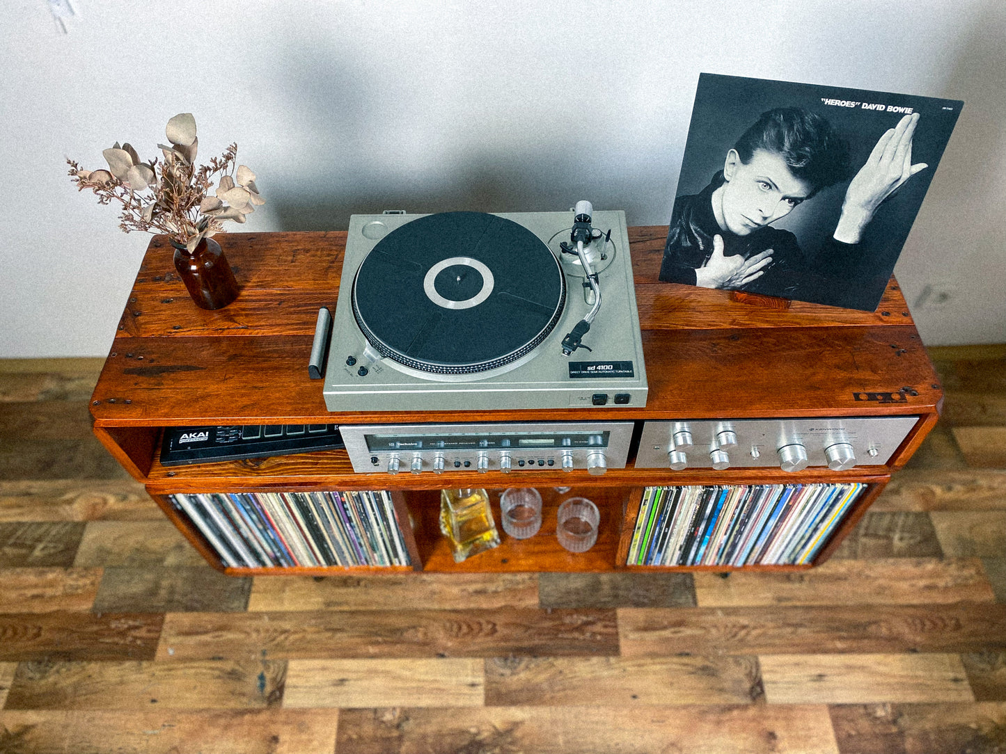 "The One with the Top" record player table