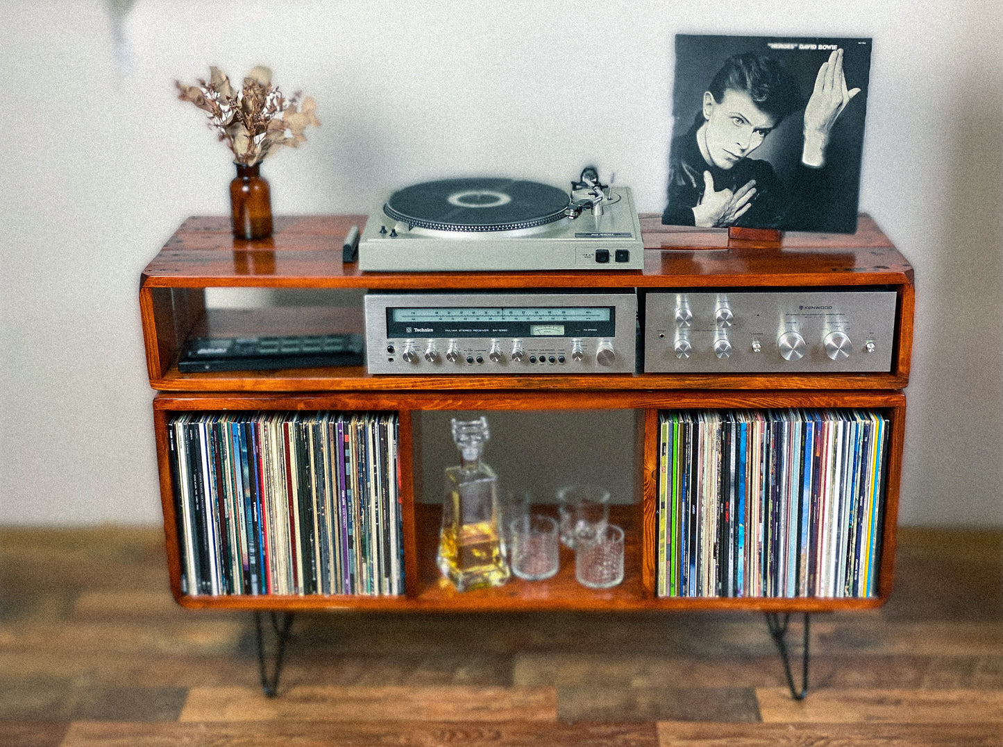 "The One with the Top" record player table