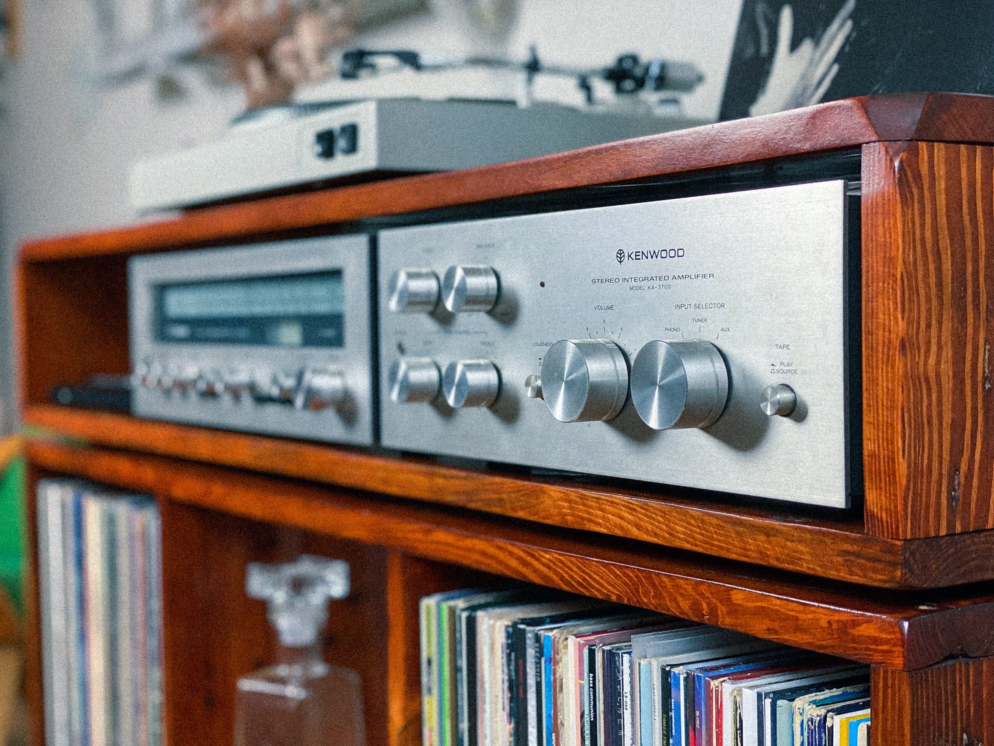 "The One with the Top" record player table