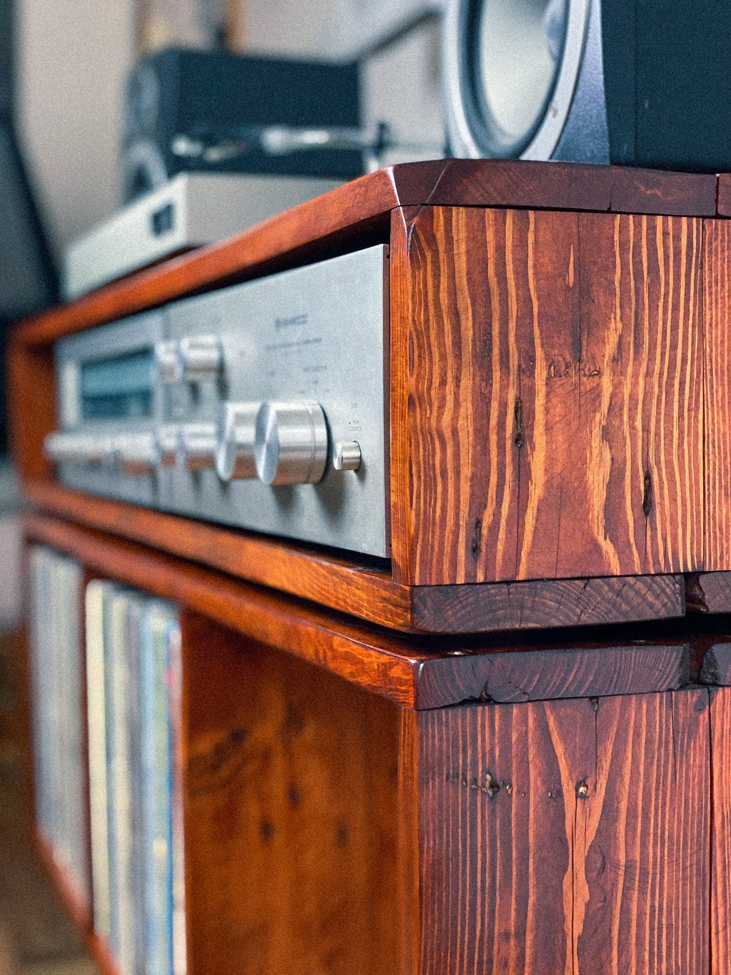 "The One with the Top" record player table