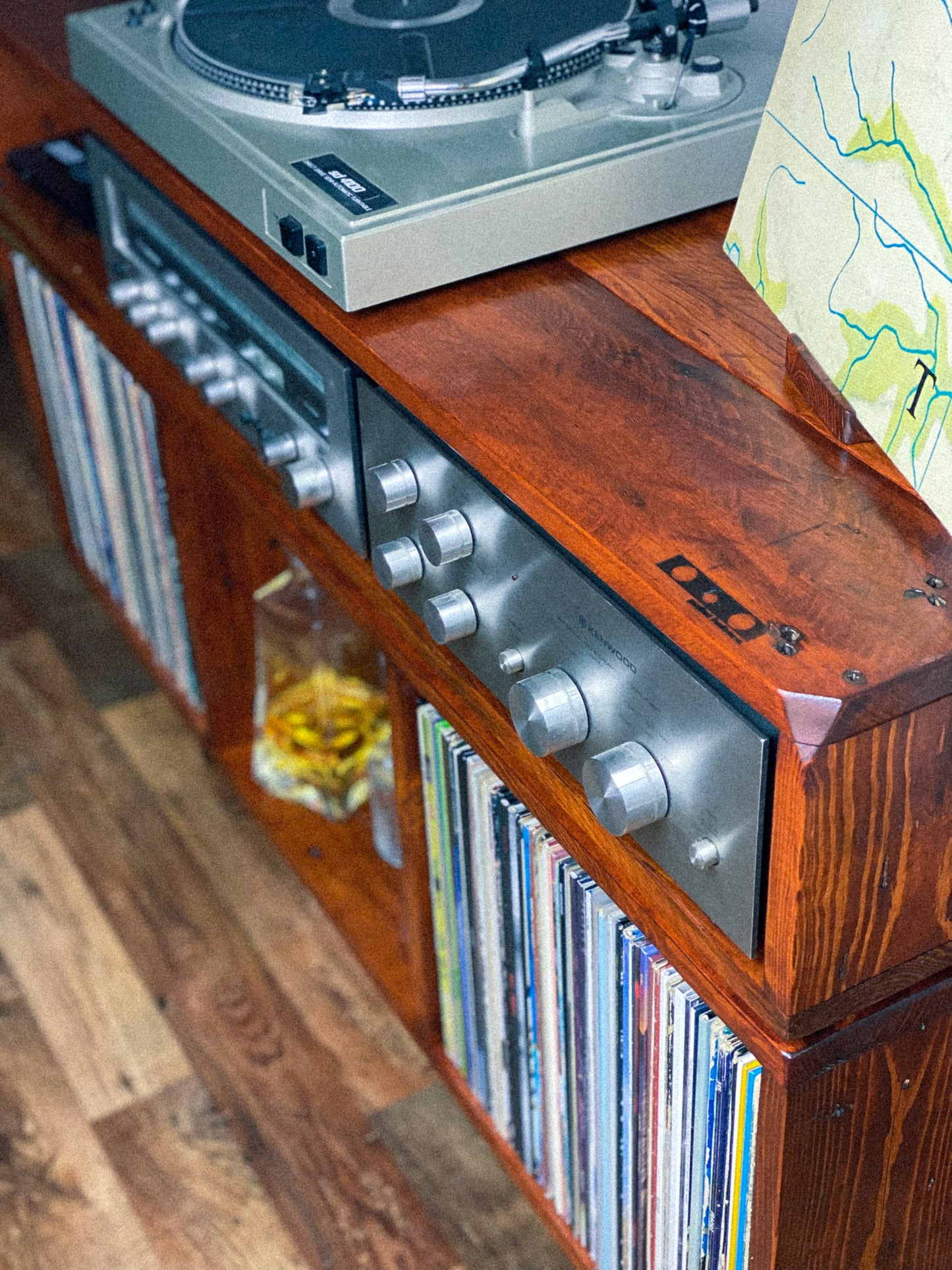 "The One with the Top" record player table